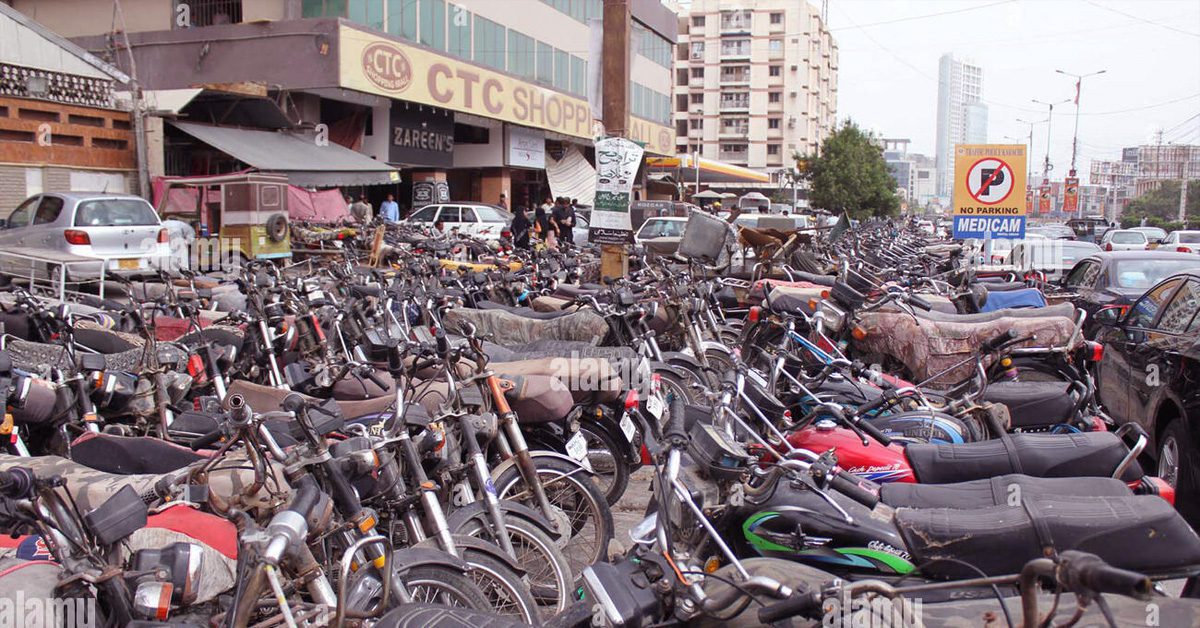 Karachi illegal parking fee report