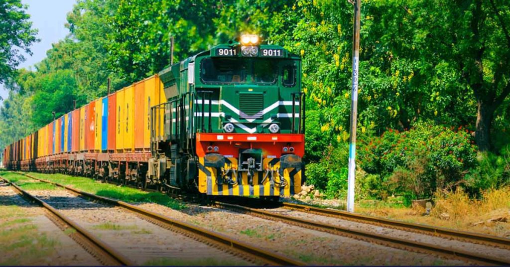 Pakistan Railways track plantation 2025