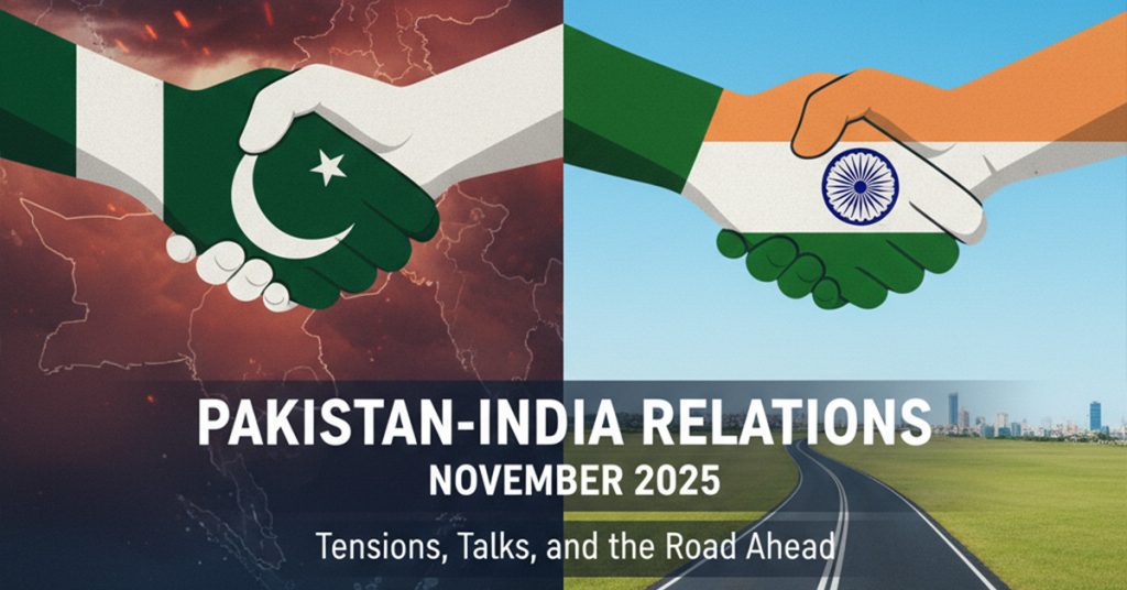 Pakistan India relations November 2025