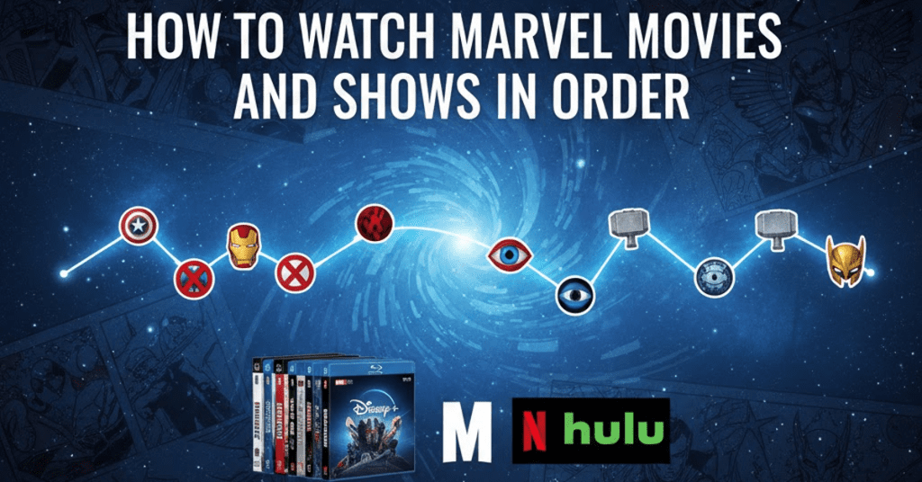 how to watch marvel movies and shows in order