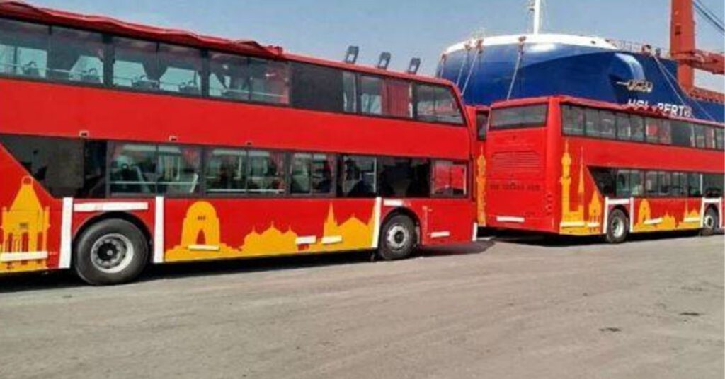 Karachi double-decker buses return