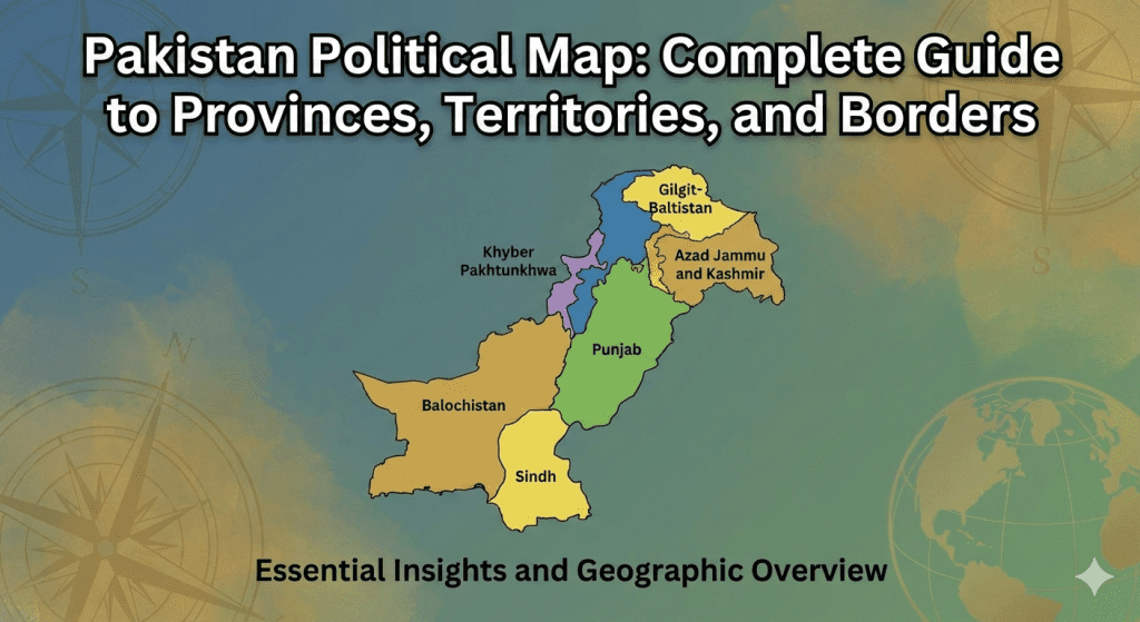 pakistan political map