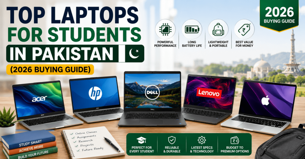 top laptops for students in Pakistan