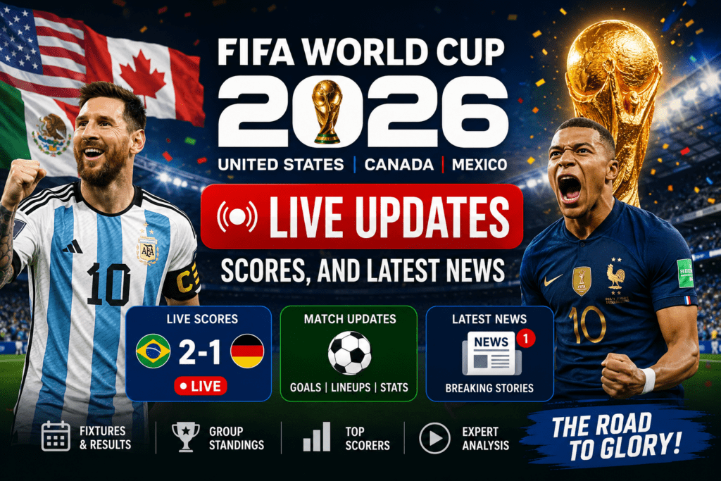 FIFA World Cup 2026 Live Updates, Scores, and Latest News