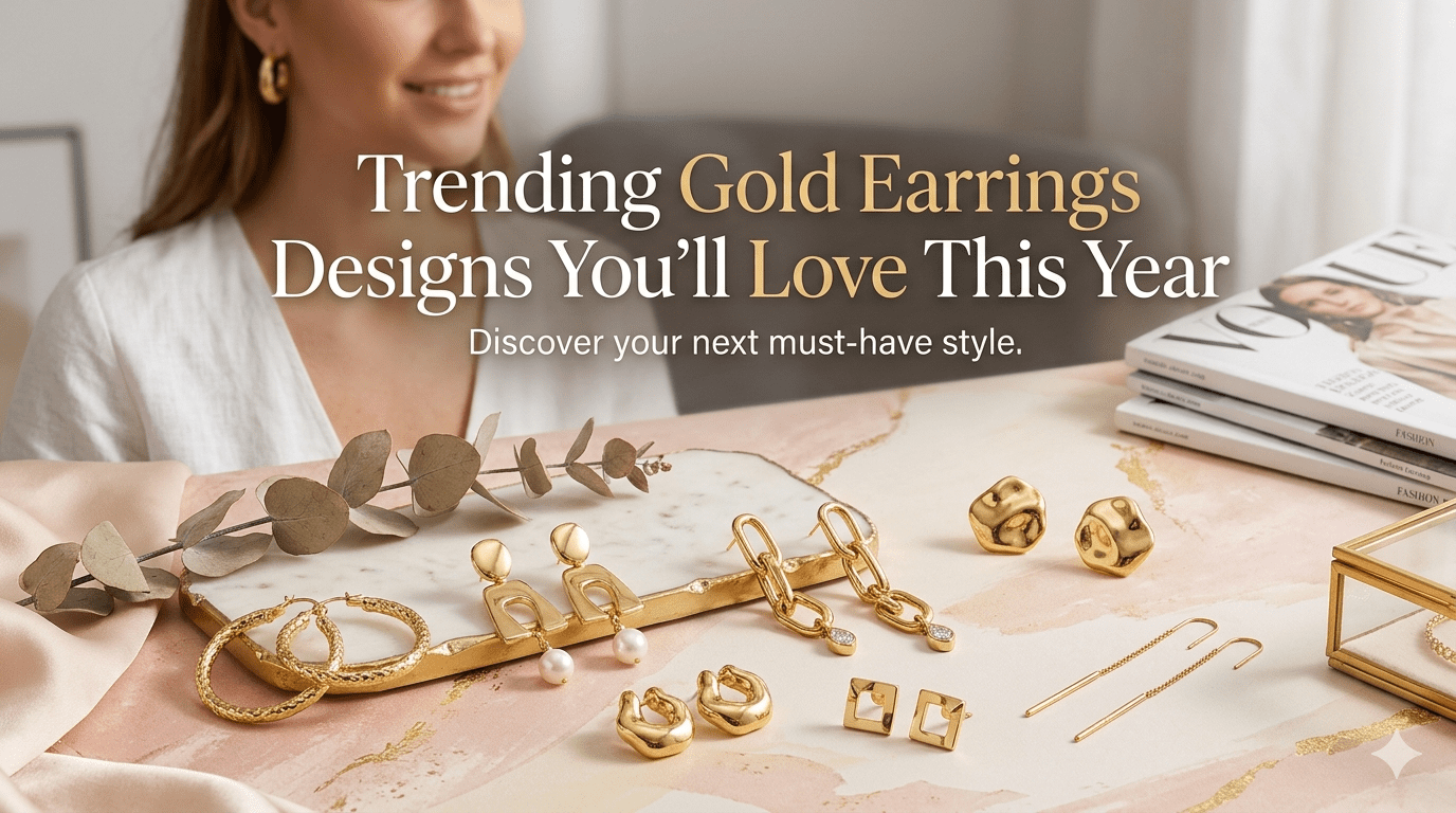 Trending Gold Earrings Designs You’ll Love This Year