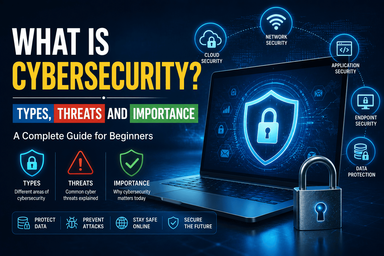 What Is Cybersecurity? Types, Threats and Importance Explained (2026 Guide)