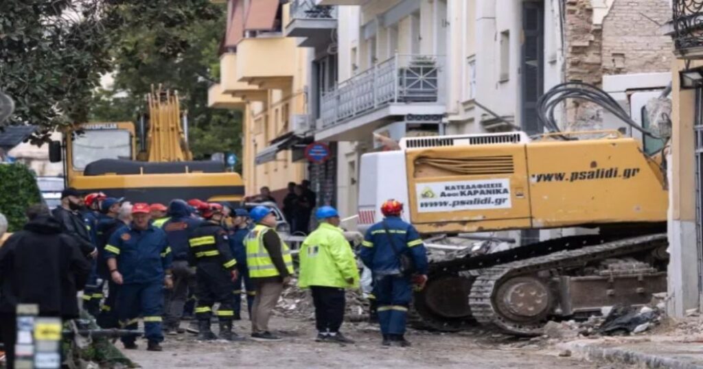 Athens building blast