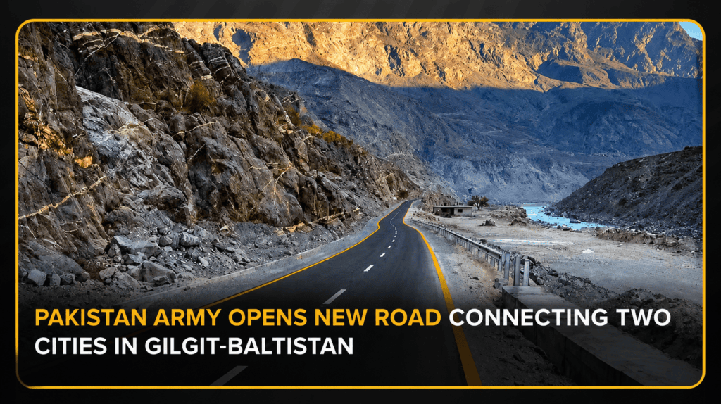 Pakistan Army road in Gilgit-Baltistan