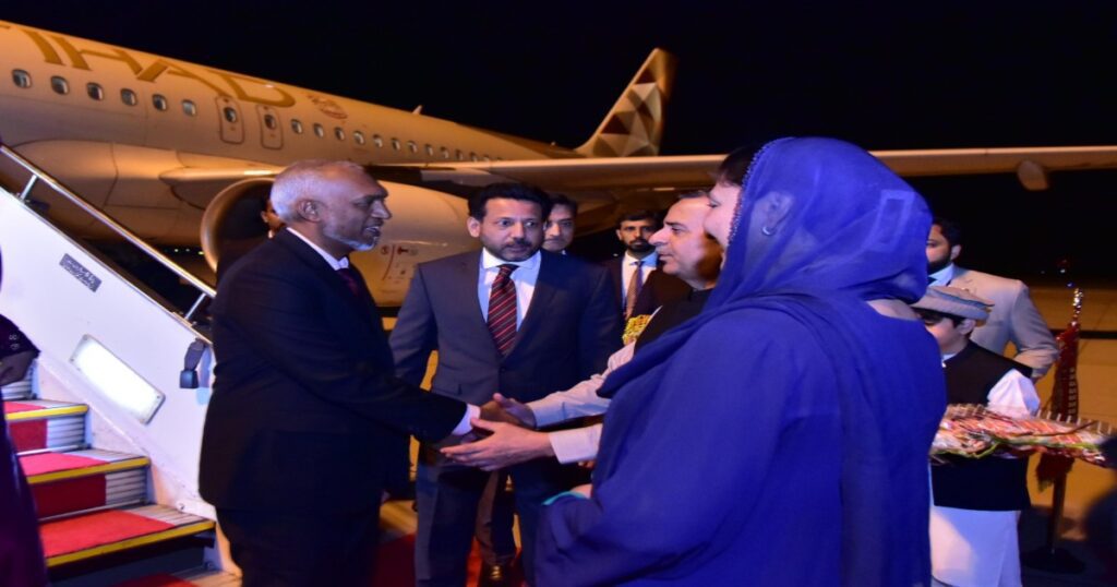 Maldives President Mohamed Muizzu visit to Pakistan