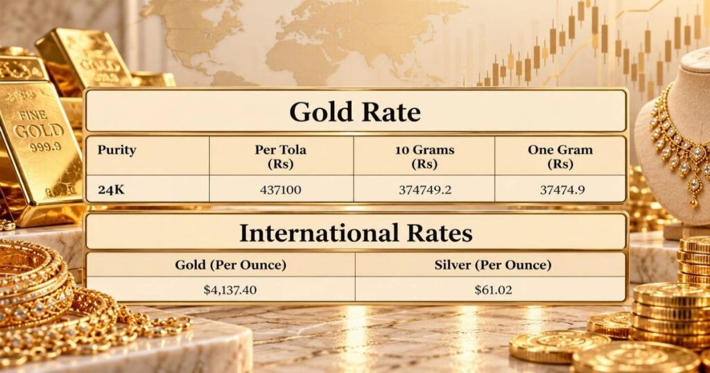Gold price in Pakistan