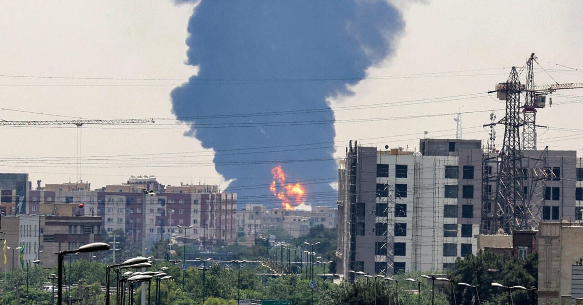 Iran missile strike on Israel